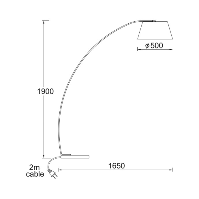 ΦΩΤΙΣΤΙΚΟ ΔΑΠΕΔΟΥ Φ50x165Bx190Ycm ΜΕΤΑΛΛΙΚΟ ΜΑΥΡΟ/ΚΑΠΕΛΟ ΥΦΑΣΜΑ ΜΑΥΡΟ/ΒΑΣΗ ΜΑΡΜΑΡΟ ΜΑΥΡΟ MF11185BK