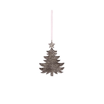 XMAS JOPHIE TREE ΚΡΕΜΑΣΤΟ ΔΕΝΤΡΟ ΑΛΟΥΜΙΝΙΟ ΝΙΚΕΛ 7x0,1xH10cm