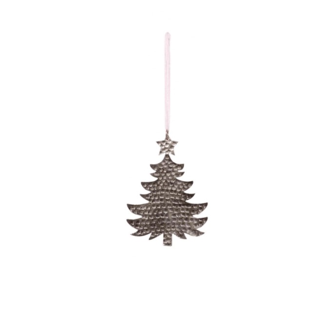 XMAS JOPHIE TREE ΚΡΕΜΑΣΤΟ ΔΕΝΤΡΟ ΑΛΟΥΜΙΝΙΟ ΝΙΚΕΛ 7x0,1xH10cm