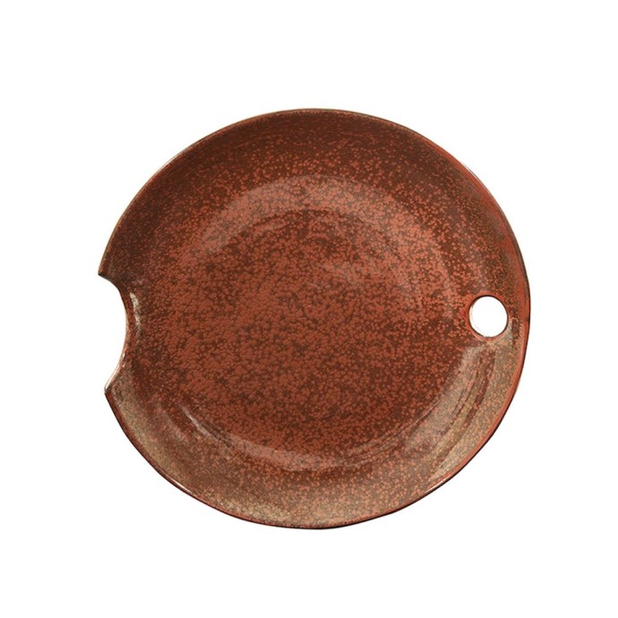 ROND ΠΙΑΤΕΛΑ ΚΕΡΑΜΙΚΟ TERRACOTTA D38xH5cm