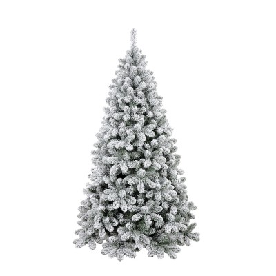 XMAS SNOWY ΔΕΝΤΡΟ ΧΙΟΝΙΣΜΕΝΟ PVC ΠΡΑΣΙΝΟ ΛΕΥΚΟ D104xH180cm