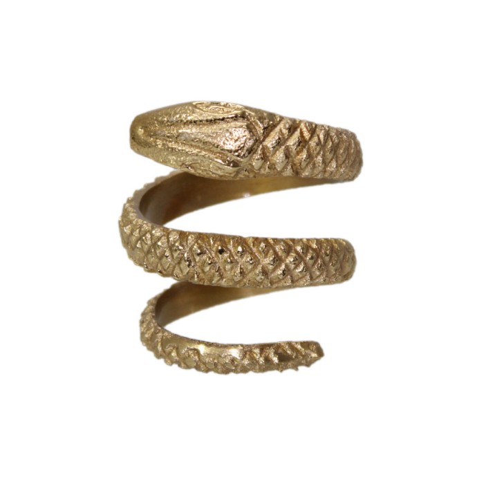 SNAKE ΘΗΚΗ ΠΕΤΣΕΤΑΣ ΧΡΥΣΟ 4,5x4,5xH3cm