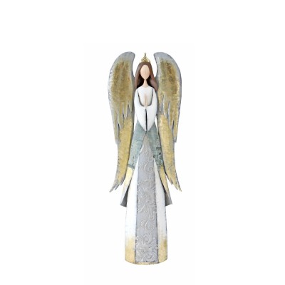 XMAS ANGEL WINGS B ΑΓΓΕΛΟΣ ΜΕΤΑΛΛΟ ΠΟΛΥΧΡΩΜΟ 25x11xH76cm