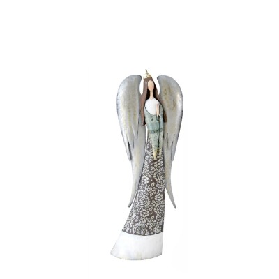 XMAS ANGEL WINGS D ΑΓΓΕΛΟΣ ΜΕΤΑΛΛΟ ΠΟΛΥΧΡΩΜΟ 24x10xH62cm