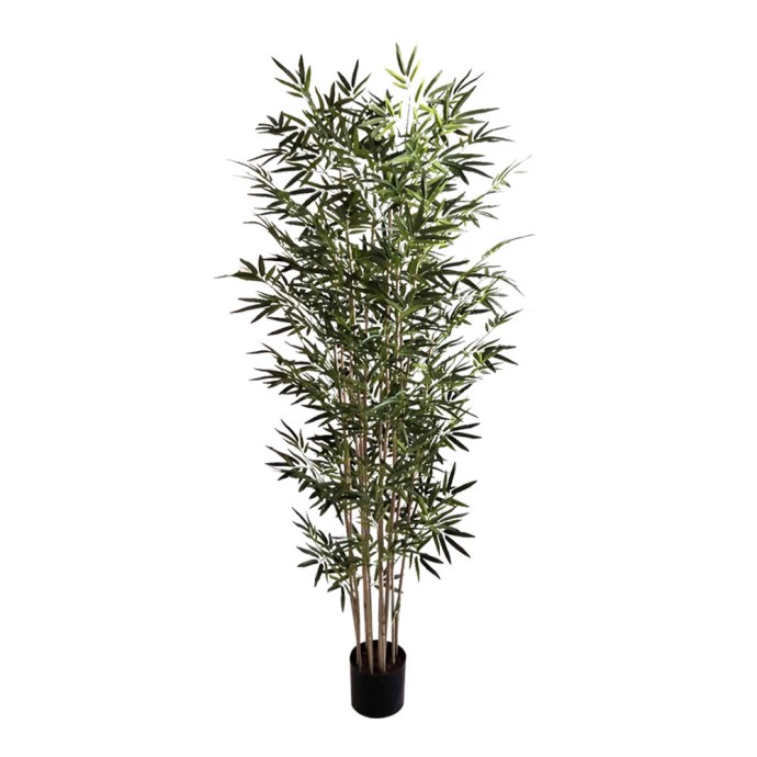 BAMBOO ΤΕΧΝΗΤΟ ΦΥΤΟ POLYESTER PVC ΠΡΑΣΙΝΟ H210cm