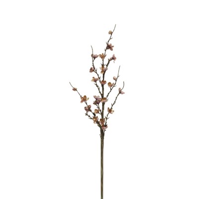 WINTERSWEET ΚΛΑΔΙ ΤΕΧΝΗΤΟ ΥΦΑΣΜΑ PVC DUSTY PINK ΜΠΕΖ ΠΡΑΣΙΝΟ 79