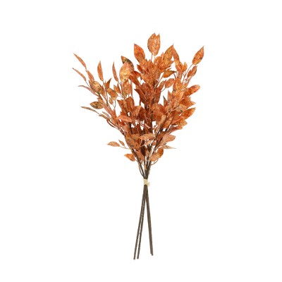 WILLOW LEAVES ΚΛΑΔΙ ΤΕΧΝΗΤΟ PVC TERRACOTTA 68