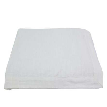 MANTEL BLANC A ΤΡΑΠΕΖΟΜΑΝΤΗΛΟ 220x140 ΒΑΜΒΑΚΙ ΛΕΥΚΟ
