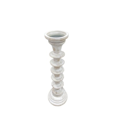 SIKINOS ΚΗΡΟΠΗΓΙΟ 13x13x42 ΞΥΛΟ ΕΛΑΤΟ WHITE WASHED