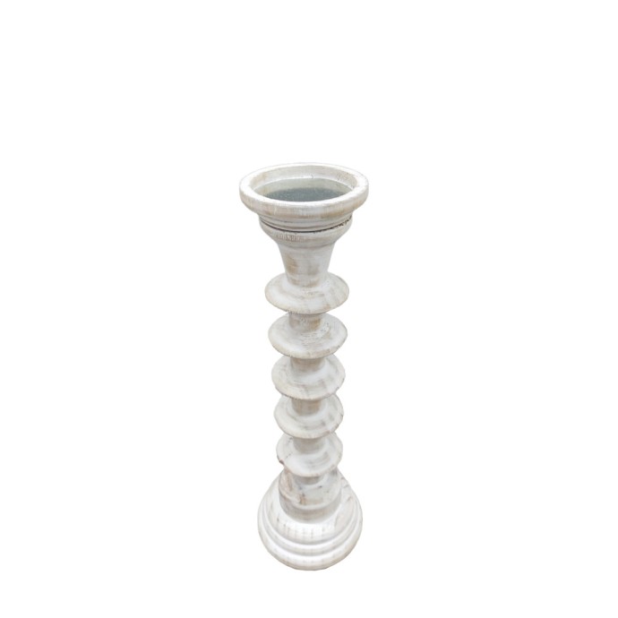 SIKINOS ΚΗΡΟΠΗΓΙΟ 13x13x42 ΞΥΛΟ ΕΛΑΤΟ WHITE WASHED