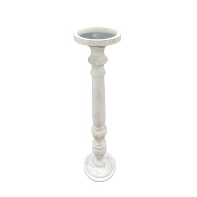 SIKINOS ΚΗΡΟΠΗΓΙΟ 20x20x82 MDF WHITE WASHED