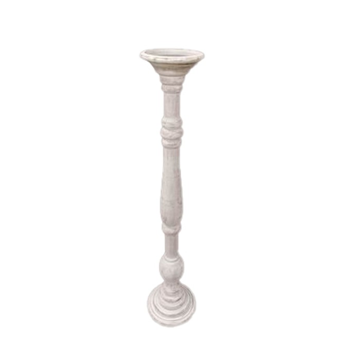 SIKINOS ΚΗΡΟΠΗΓΙΟ 20x20x99 MDF WHITE WASHED
