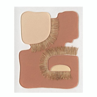BOHO STYLE ΠΙΝΑΚΑΣ ΔΙΑΚΟΣΜΗΣΗΣ 80x100x4 ΚΑΜΒΑΣ TERRACOTTA ΞΥΛΟ