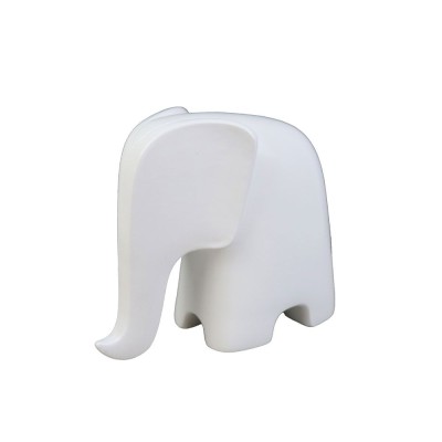 BIANCO ΔΙΑΚΟΣΜΗΤΙΚΟ ΕΛΕΦΑΝΤΑΣ 18.5x8.5x16 POLYRESIN ΛΕΥΚΟ