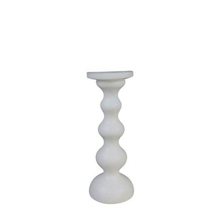 CADENA ΔΙΑΚΟΣΜΗΤΙΚΟ ΚΗΡΟΠΗΓΙΟ 11x11x29 POLYRESIN ΛΕΥΚΟ