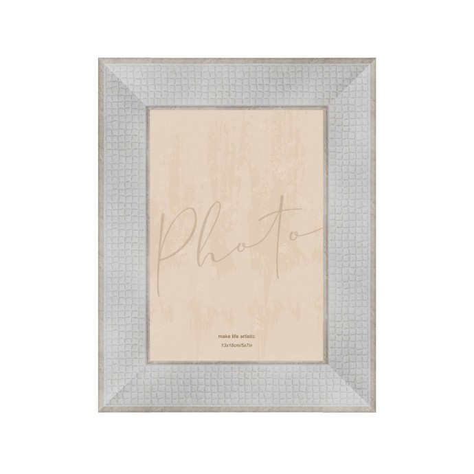 ESTRAZZO ΚΟΡΝΙΖΑ 18.6x1.4x23.7 POLYRESIN ΓΚΡΙ ΑΝΟΙΧΤΟ ΓΥΑΛΙ