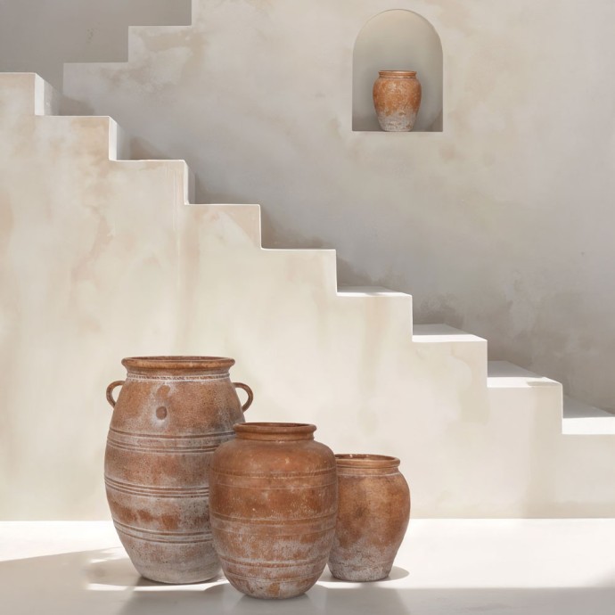 ALTHEA ΓΛΑΣΤΡΑ 37x37x55 MgO TERRACOTTA