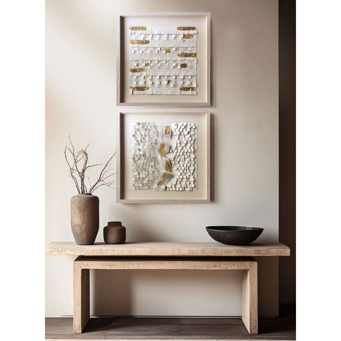 VITAL VIBES ΠΙΝΑΚΑΣ ΔΙΑΚΟΣΜΗΣΗΣ 60x60x4 PEVA ΜΠΕΖ ΧΡΥΣΟ ΓΥΑΛΙ ΦΥΣΙΚΟ
