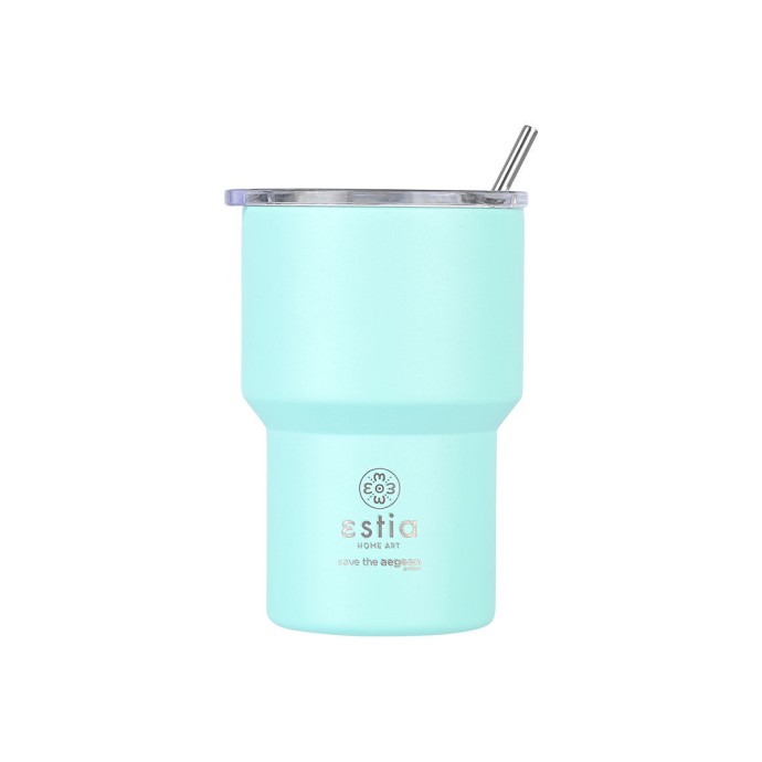 ΘΕΡΜΟΣ MUG LITE SAVE THE AEGEAN 400ml BERMUDA GREEN