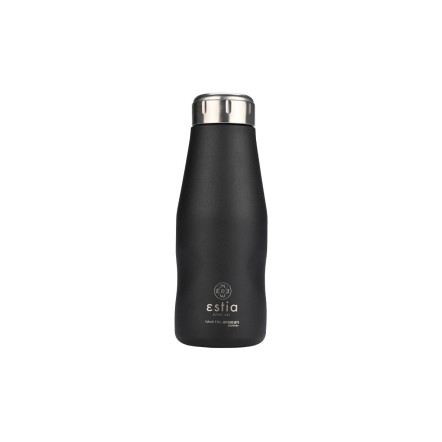 ESTIA ΘΕΡΜΟΣ TRAVEL FLASK SAVE THE AEGEAN 350ml MIDNIGHT BLACK