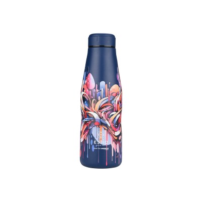 ESTIA ΘΕΡΜΟΣ TRAVEL FLASK SAVE THE AEGEAN 500ml VIBRANT VORTEX