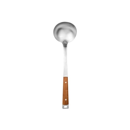 ESTIA ΚΟΥΤΑΛΑ ΒΑΘΙΑ ALLURE ΑΝΟΞΕΙΔΩΤH 34cm ΜΕ ΞΥΛΙΝΗ ΛΑΒΗ