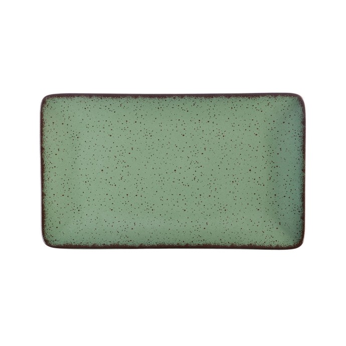 ΠΙΑΤΕΛΑ ΟΡΘΟΓΩΝΙΑ TERRA GREEN ΠΟΡΣΕΛΑΝΙΝΗ 31x21cm