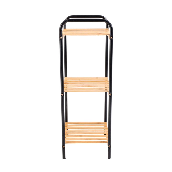 ΡΑΦΙΕΡΑ ΕΠΙΔΑΠΕΔΙΑ BAMBOO ESSENTIALS ΜΕ ΜΕΤΑΛΛΙΚΗ ΒΑΣΗ 30x26x75cm 3 ΕΠΙΠΕΔΩΝ