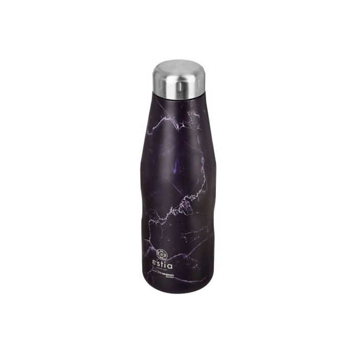 ΘΕΡΜΟΣ TRAVEL FLASK SAVE THE AEGEAN 500ml PENTELICA BLACK