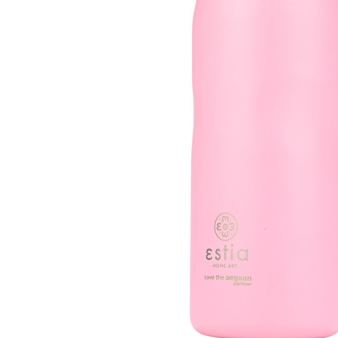 ESTIA ΘΕΡΜΟΣ TRAVEL FLASK SAVE THE AEGEAN 750ml BLOSSOM ROSE