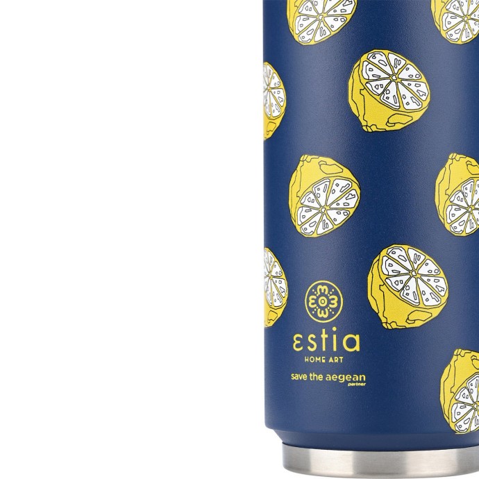 ESTIA ΘΕΡΜΟΣ TRAVEL CUP SAVE THE AEGEAN 500ml CITRUS INFUSION