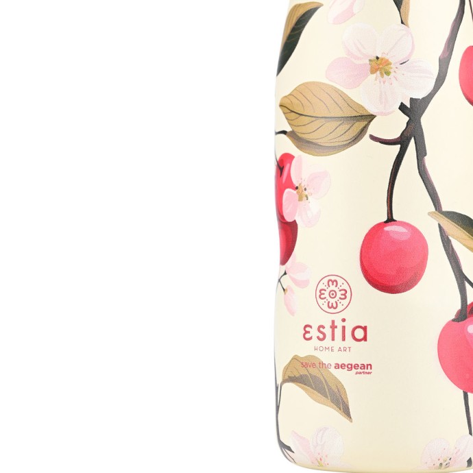 ESTIA ΘΕΡΜΟΣ TRAVEL FLASK SAVE THE AEGEAN 500ml SAKURA WHISPER