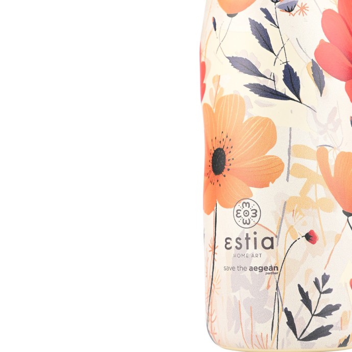 ESTIA ΘΕΡΜΟΣ TRAVEL FLASK SAVE THE AEGEAN 500ml SUMMER REVERIE