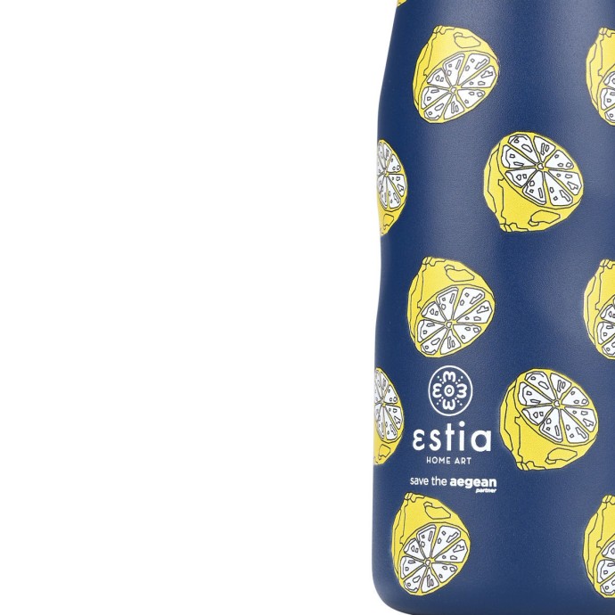 ESTIA ΘΕΡΜΟΣ TRAVEL FLASK SAVE THE AEGEAN 500ml CITRUS INFUSION