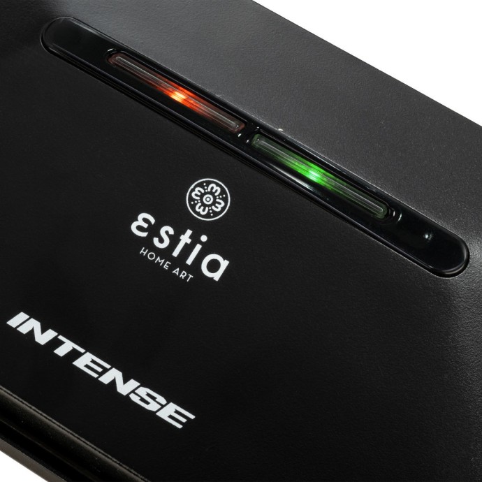 ESTIA ΤΟΣΤΙΕΡΑ INTENSE DARK 2 ΘΕΣΕΩΝ 1300w ΜΕ ΑΝΤΙΚΟΛΛΗΤΙΚΕΣ ΠΛΑΚΕΣ ΜΑΤ