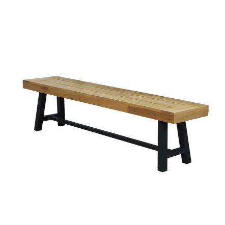 PANAMA ΠΑΓΚΑΚΙ NATURAL TEAK 188x37xH45,5cm