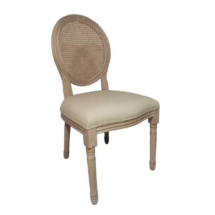 LUDOVIQUE ΚΑΡΕΚΛΑ SAND BEIGE 50x59xH103cm