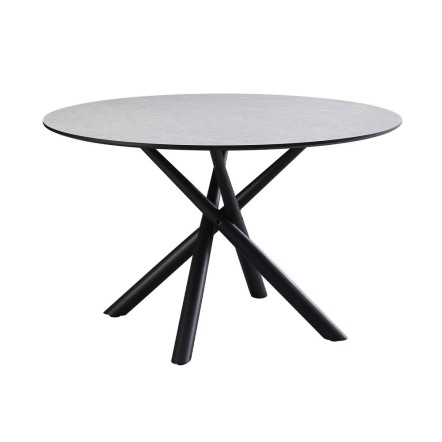 VOTSALO ΤΡΑΠΕΖΙ STONE ΓΚΡΙ 120x120xH75cm