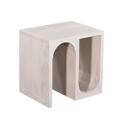 ARCH SIDE TABLE 45x35xH45cm ΛΕΥΚΟ DECAPE 