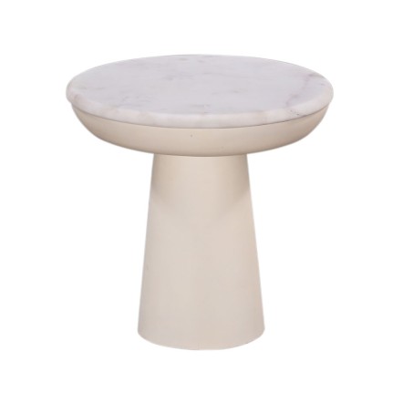 SAVY SIDE TABLE ΦΥΣΙΚΟ 40x40xH40cm