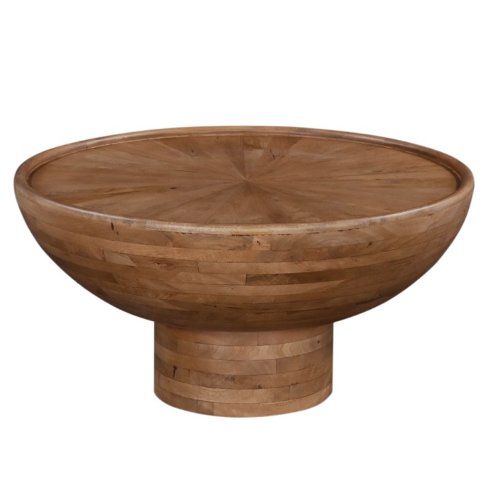 MOSI COFFEE TABLE ΦΥΣΙΚΟ 80x80xH40cm