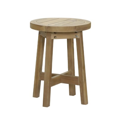 ANASA SIDE TABLE 40x40xH48cm ΦΥΣΙΚΟ 