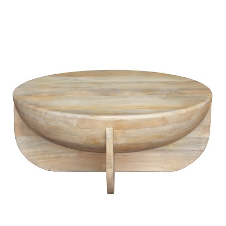 PALOMA COFFEE TABLE ΦΥΣΙΚΟ 91x91xH49cm