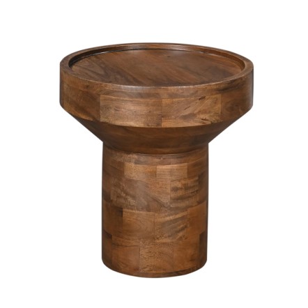 DUBAI SIDE TABLE 50x50xH54cm ΚΑΡΥΔΙ 