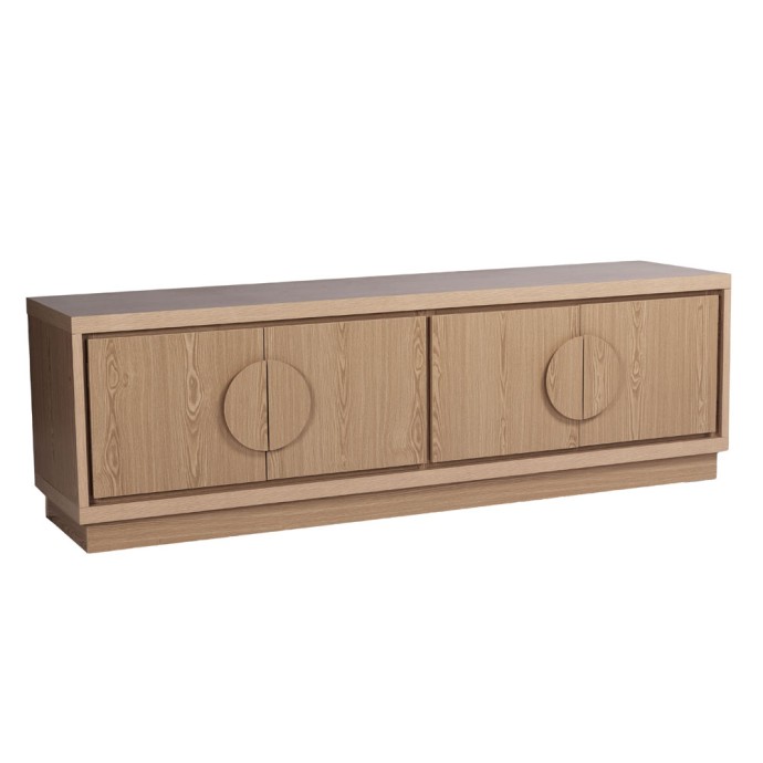 AXIS TV STAND 4ΠΟΡΤΕΣ 160x40xH50cm ΦΥΣΙΚΟ 