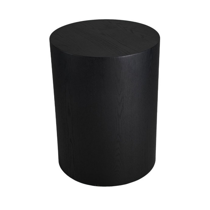 TUBE SIDE TABLE 50x50xH66,5cm ΜΑΥΡΟ 