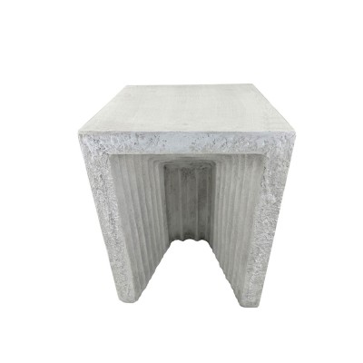 GATE SIDE TABLE 34x34xH47cm CEMENT 