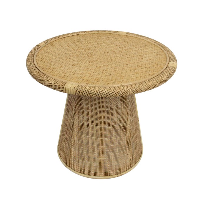 KAMIRA SIDE TABLE 59x59x49.5 ΦΥΣΙΚΟ 