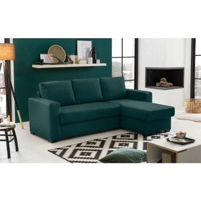 ALDO CRISTIANO ΓΩΝΙΑΚΟΣ ΚΑΝΑΠΕΣ ΚΡΕΒΑΤΙ 220x150x88 ΑΝΑΣΤΡΕΨΙΜΟΣ ΠΡΑΣΙΝΟ 