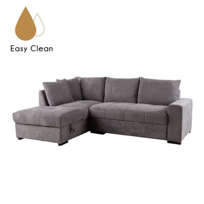 BILL ΓΩΝΙΑΚΟΣ ΚΑΝΑΠΕΣ ΚΡΕΒΑΤΙ 241x173x94 ΑΡΙΣΤΕΡΟΣ STONE 